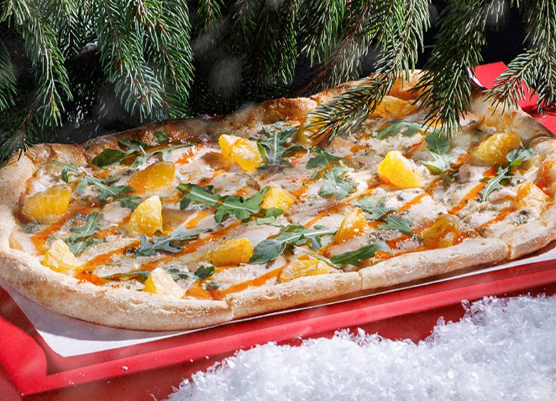 Новогодняя пицца